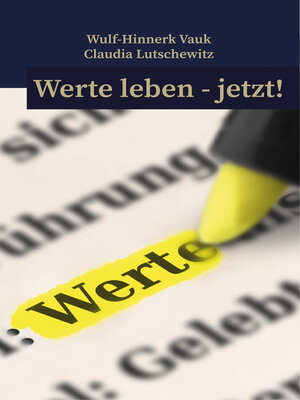 cover image of Werte leben jetzt!